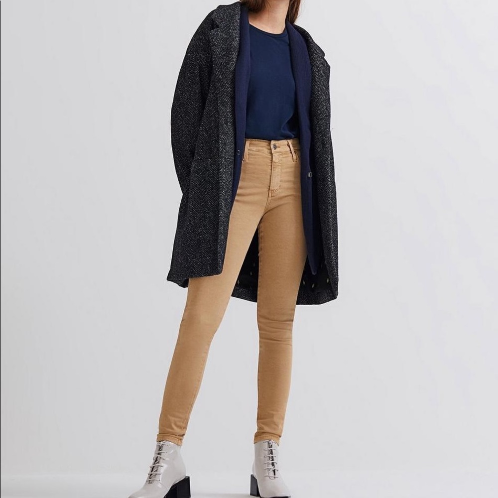 AG Farrah Skinny Ankle in Sulfur Toasted Almond